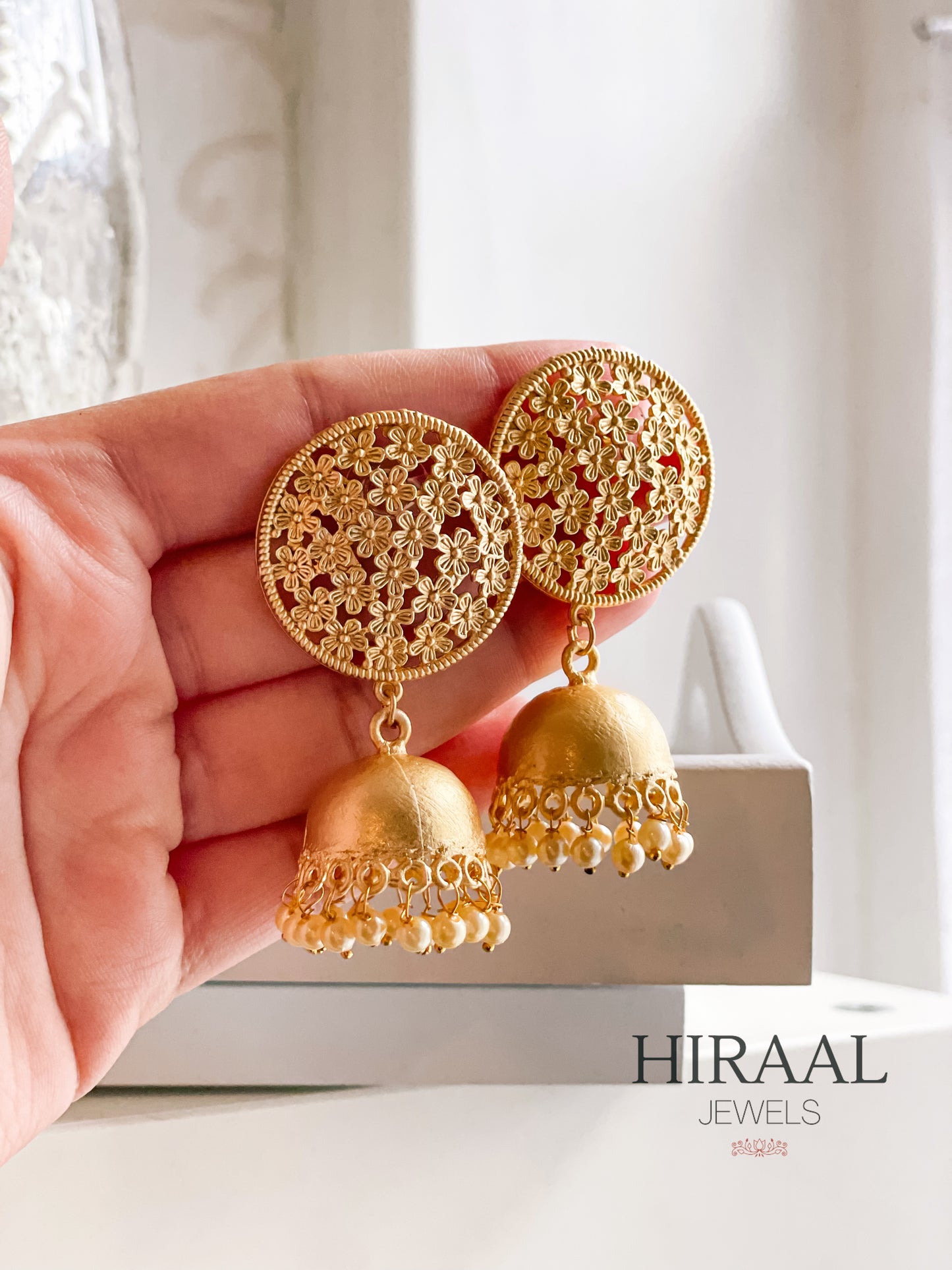 Reeya Jhumka Earrings