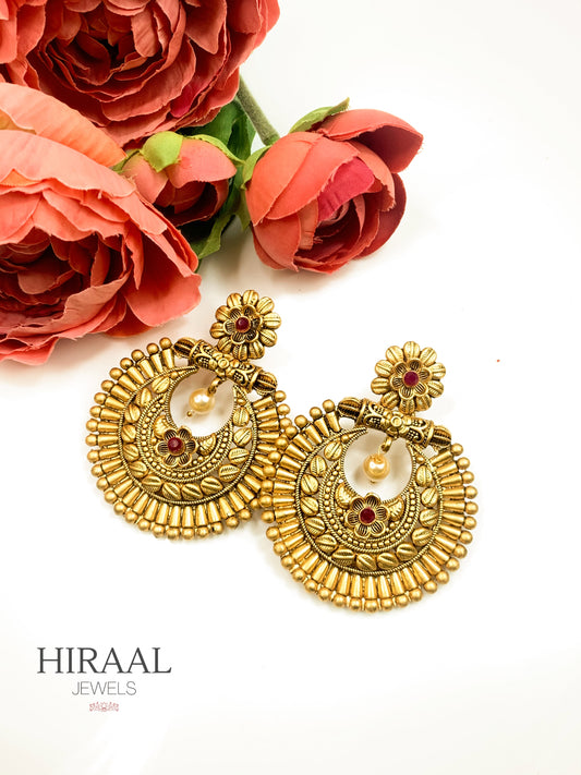 Rajasthani Kundan Earrings